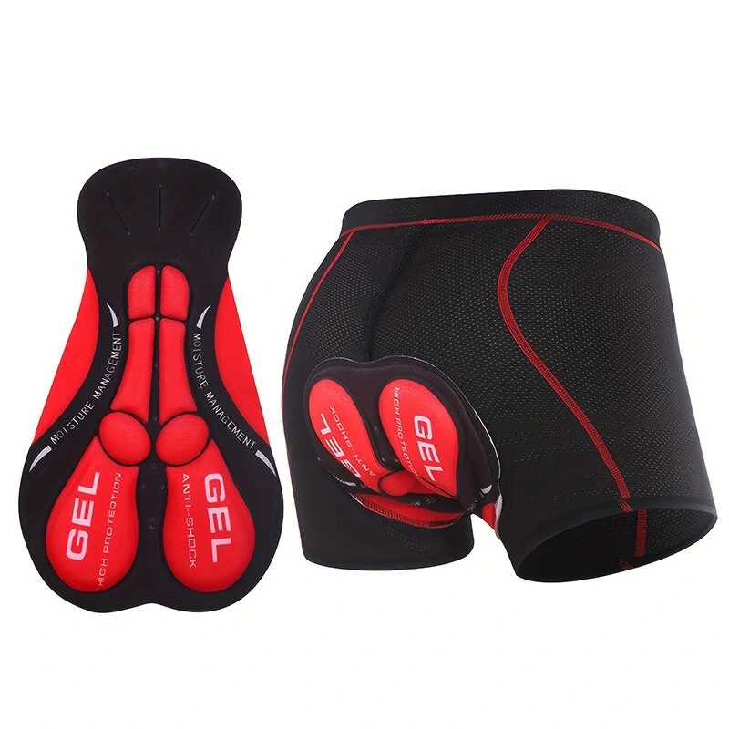 (image for) Men's Cycling Pant 3D Gel Breathable Shockproof Elastic Sweat-absorbent Sport Shorts Underpants for Bicycle